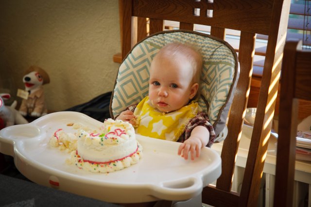 Eating cake is serious business